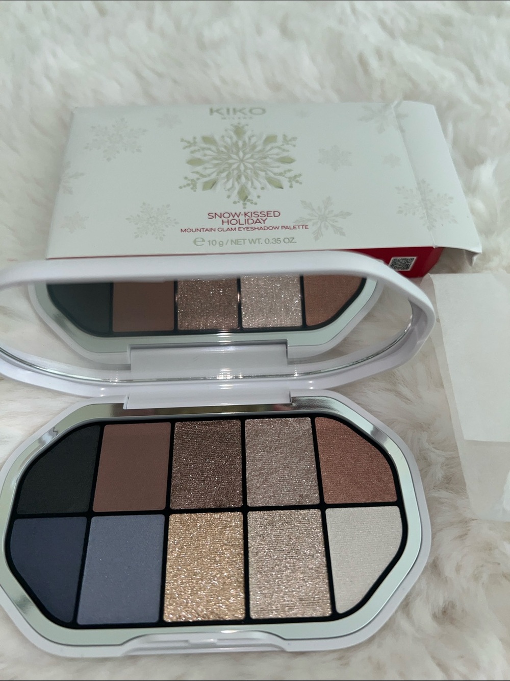 KIKO Snow-Kissed Holiday Mountain Glam Eyeshadow Palette